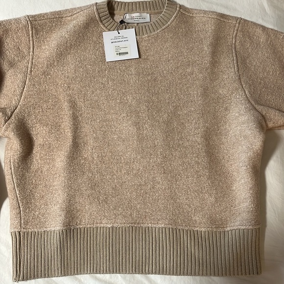 Sold Out NYC The Boyfriend Sweatshirt cream XS - Picture 4 of 5